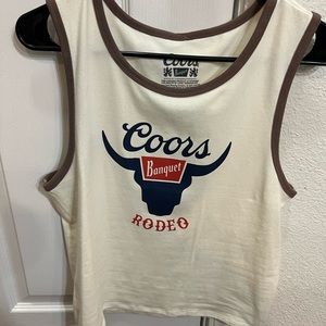 Coors Banquet Rodeo tank top